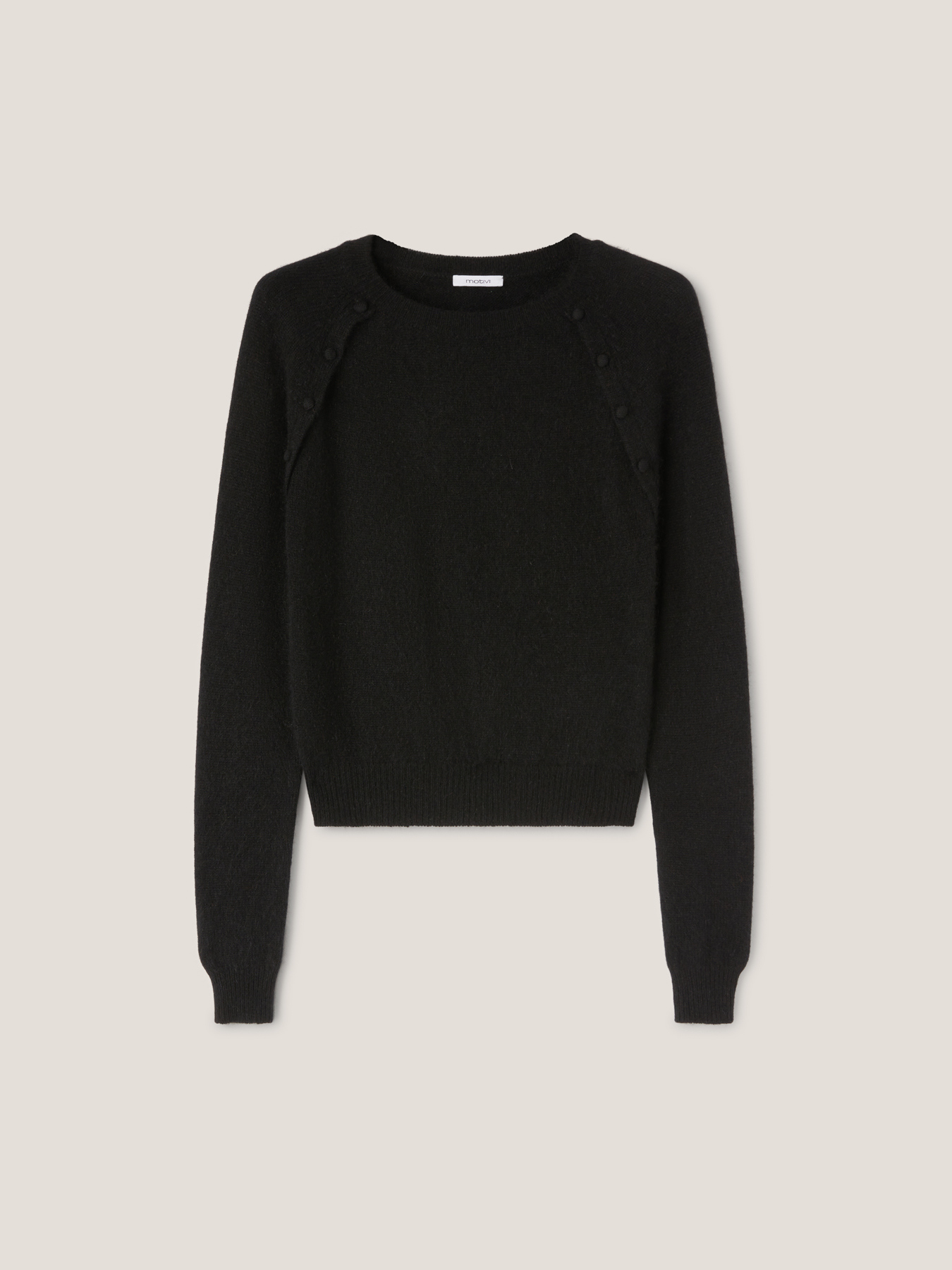 Angora blend crew-neck sweater image number 3