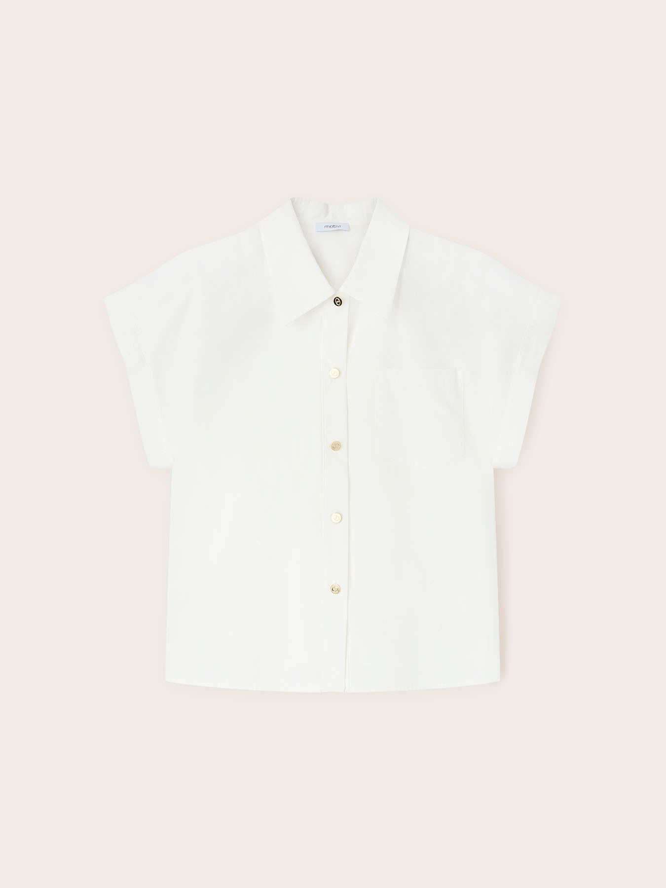 Cotton kimono shirt image number 4