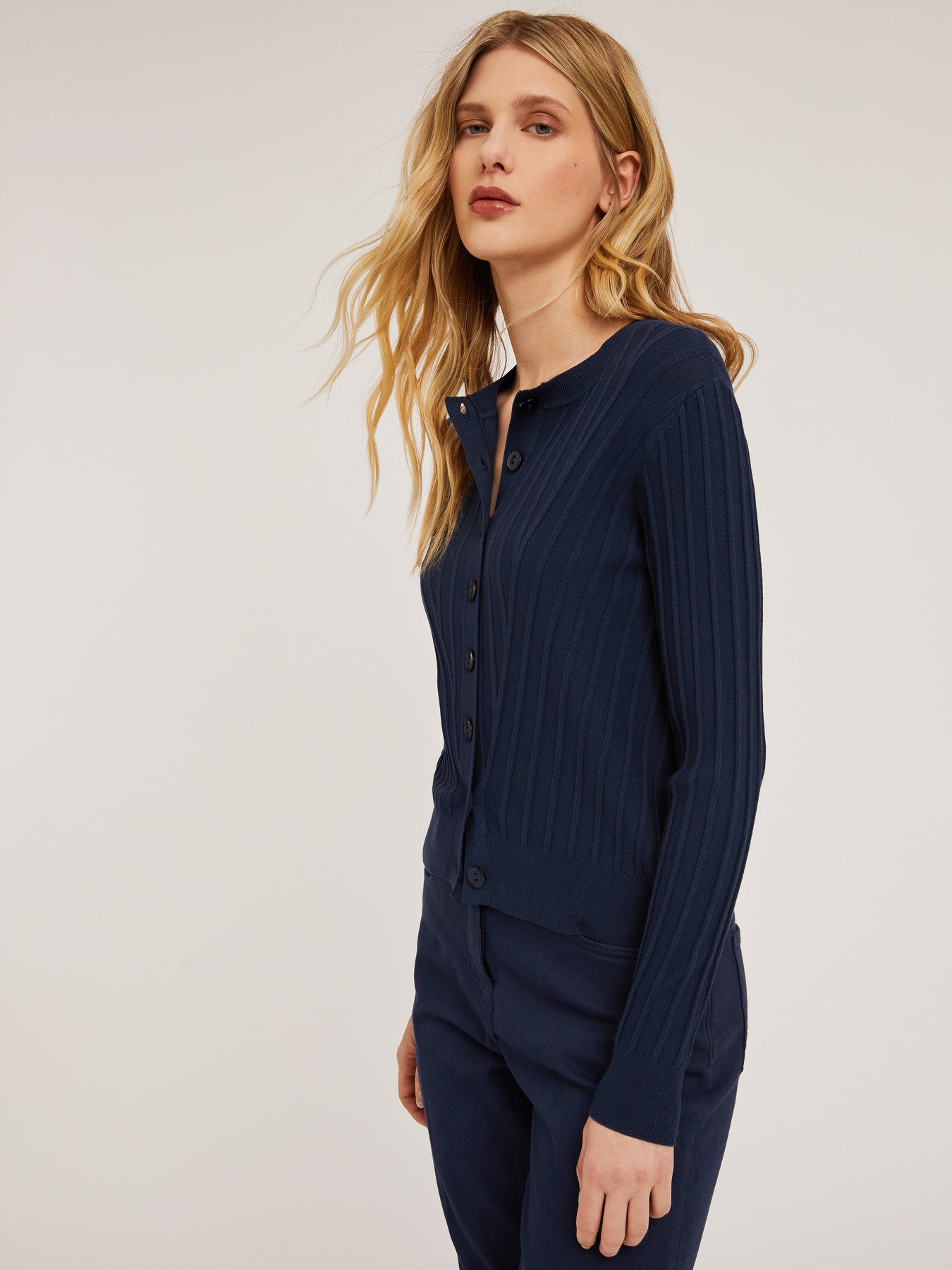 Cardigan &agrave; c&ocirc;tes tridimensionnelles image number 3