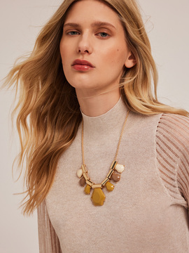 Barbieri Collection necklace with resin pendants