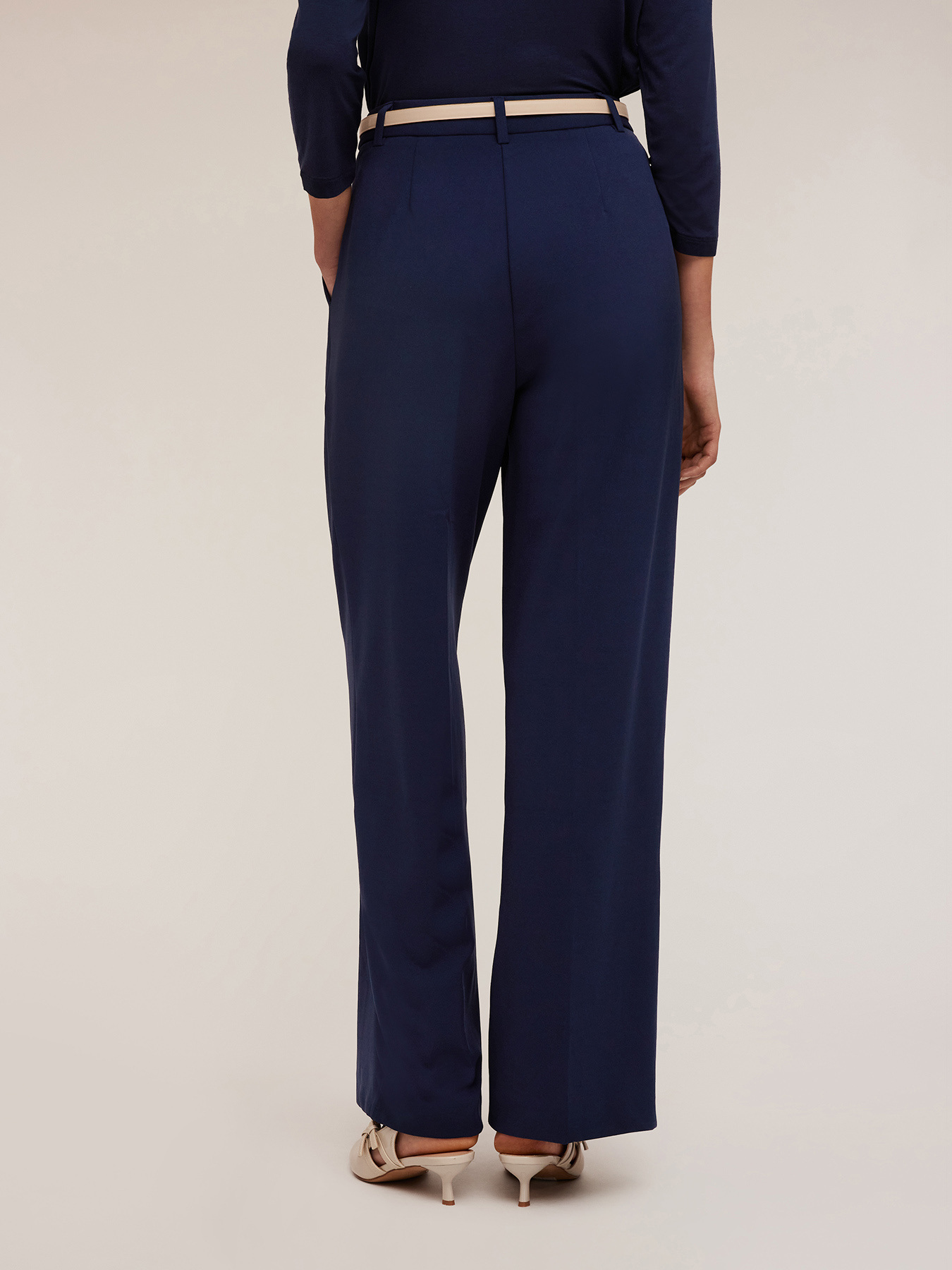 Palazzo-Hose mit Falten image number 1