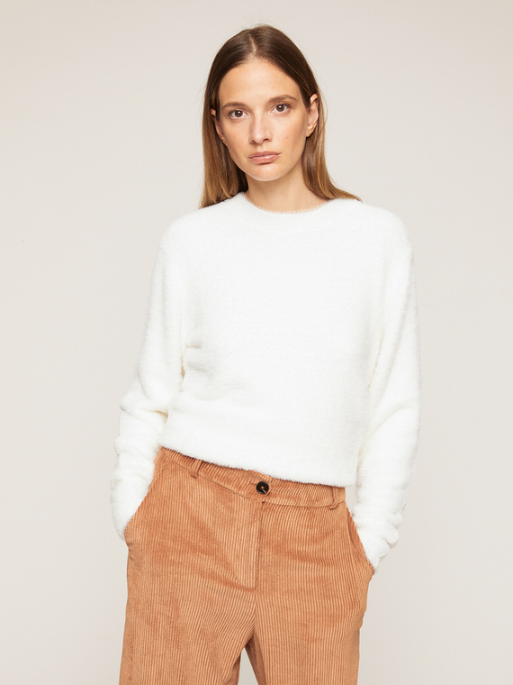 Pullover effet fourrure