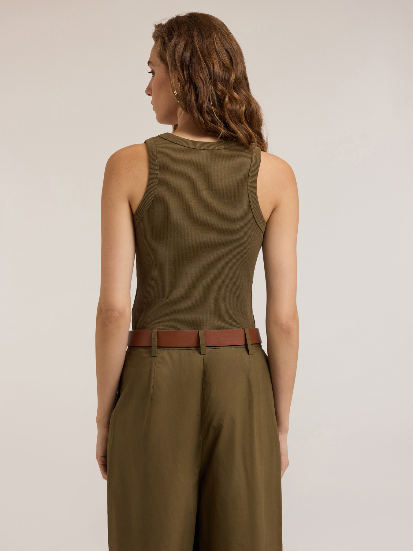 Tanktop mit Crystal-Fransen image number 1