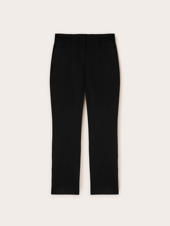Pantalon regular en coton