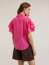 Camicia con maniche volant image number 1