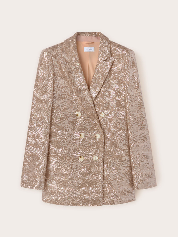 Blazer over full paillettes