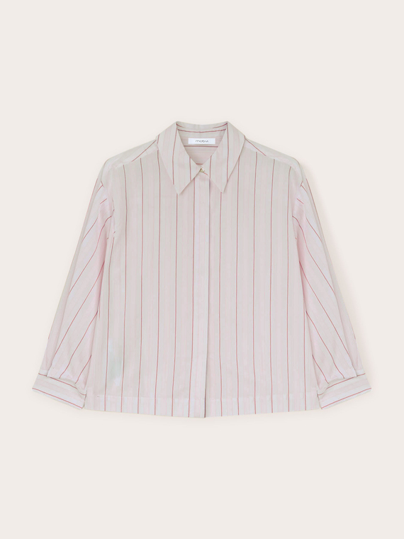 Camicia boxy a righe