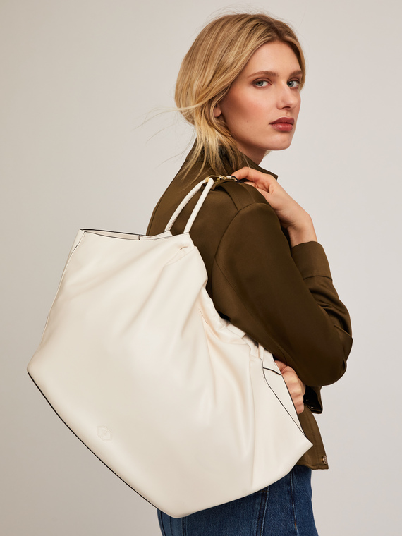 Curly shopping in tessuto spalmato