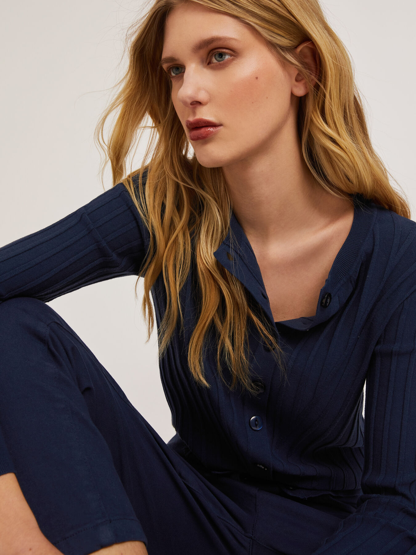 Cardigan &agrave; c&ocirc;tes tridimensionnelles image number 0