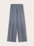 Pantaloni wide effetto denim image number 4