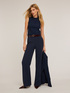 Envers satin palazzo trousers image number 3