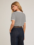 Striped cotton T-shirt image number 1