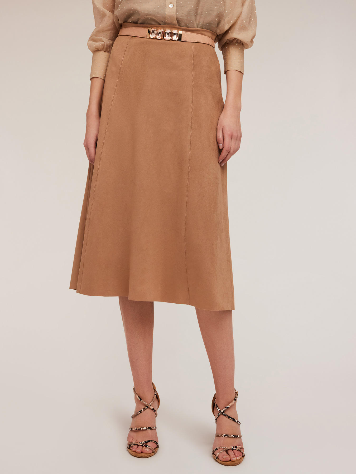 Gonna midi effetto su&egrave;de image number 2