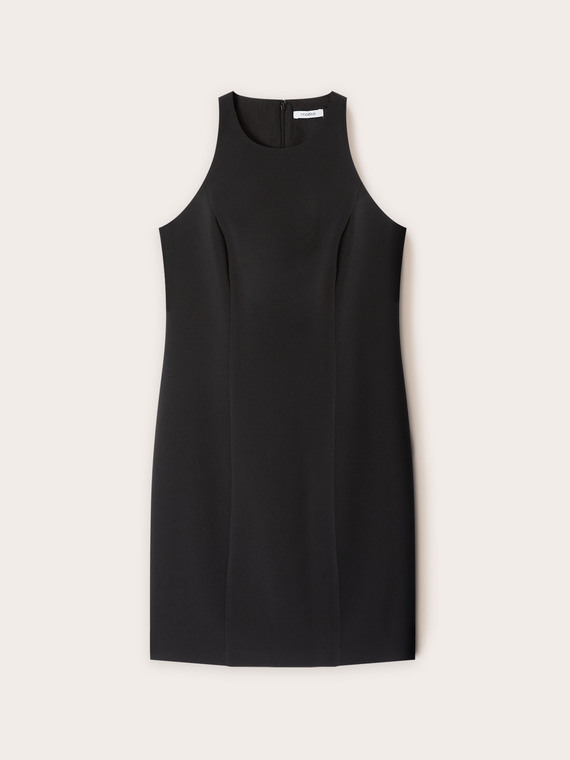 Mini dress in tessuto cr&ecirc;pe