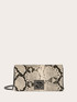 Wallet Bag aus beschichtetem Stoff mit Python-Print image number 0