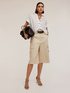 Short-sleeved linen shirt image number 0
