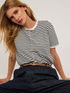 Striped cotton T-shirt image number 2
