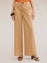 Pantaloni wide leg in cotone image number 2