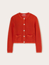 Cardigan in maglia traforata image number 4