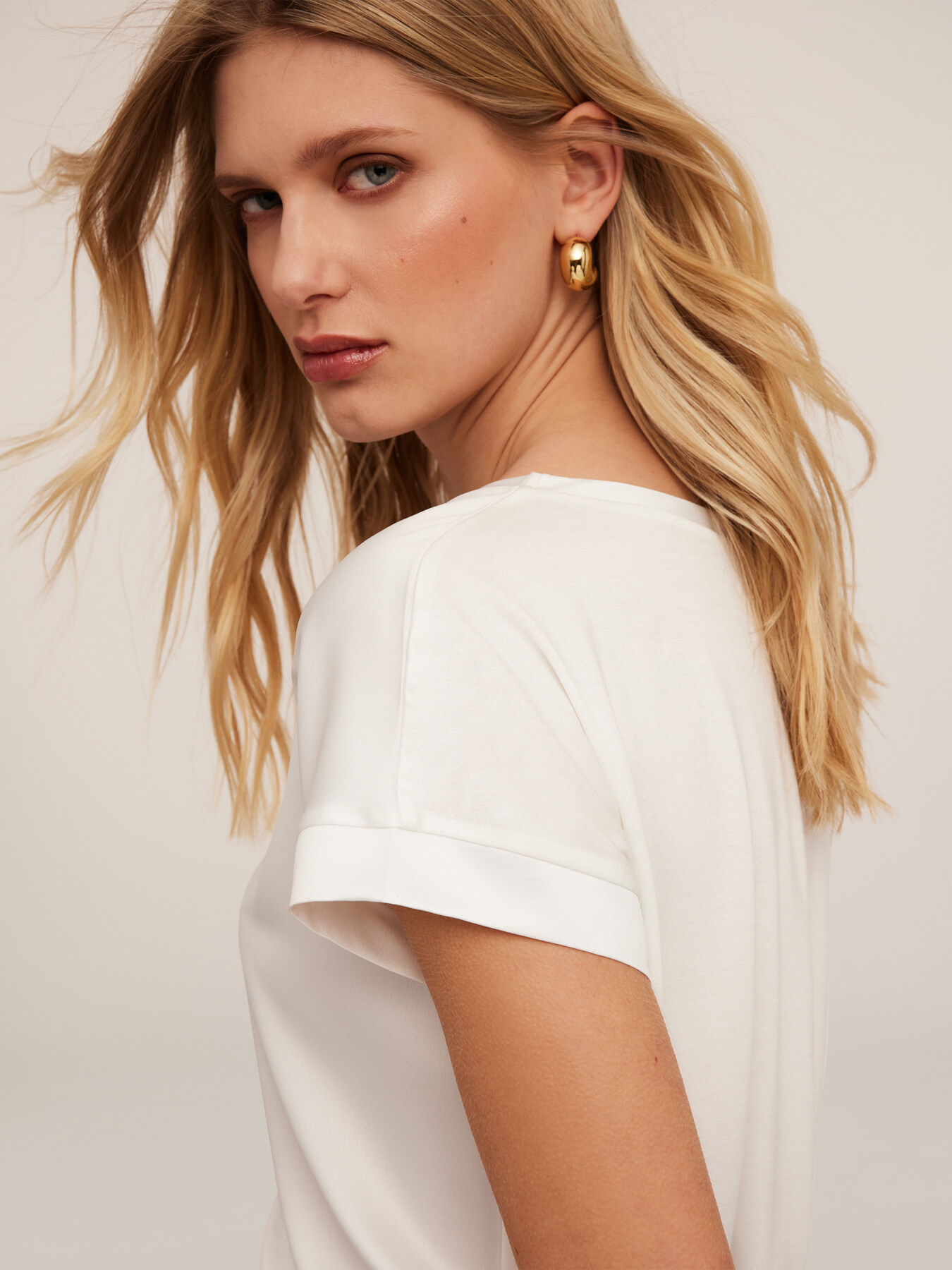 Tricou din două materiale image number 2