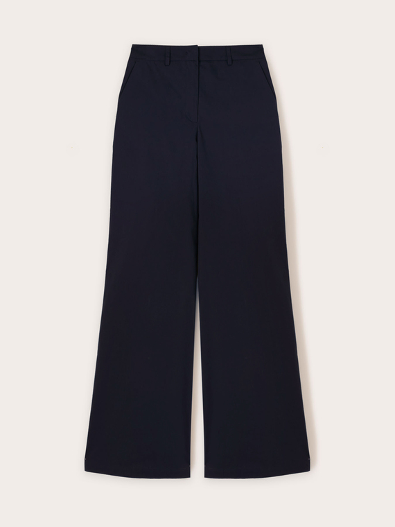 Cotton palazzo trousers