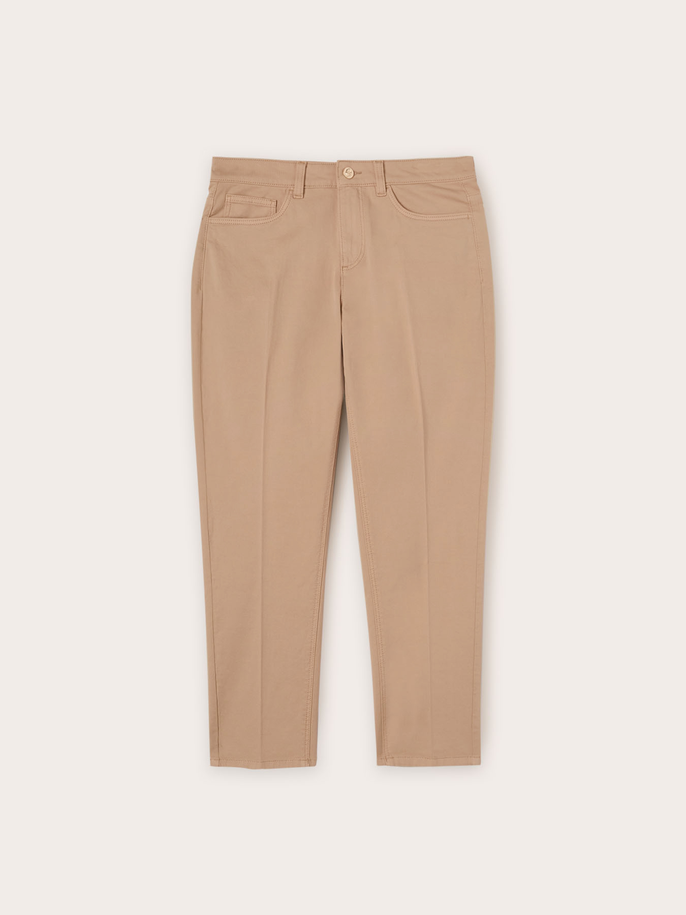 Pantal&oacute;n modelo carrot Rianne de algod&oacute;n image number 3