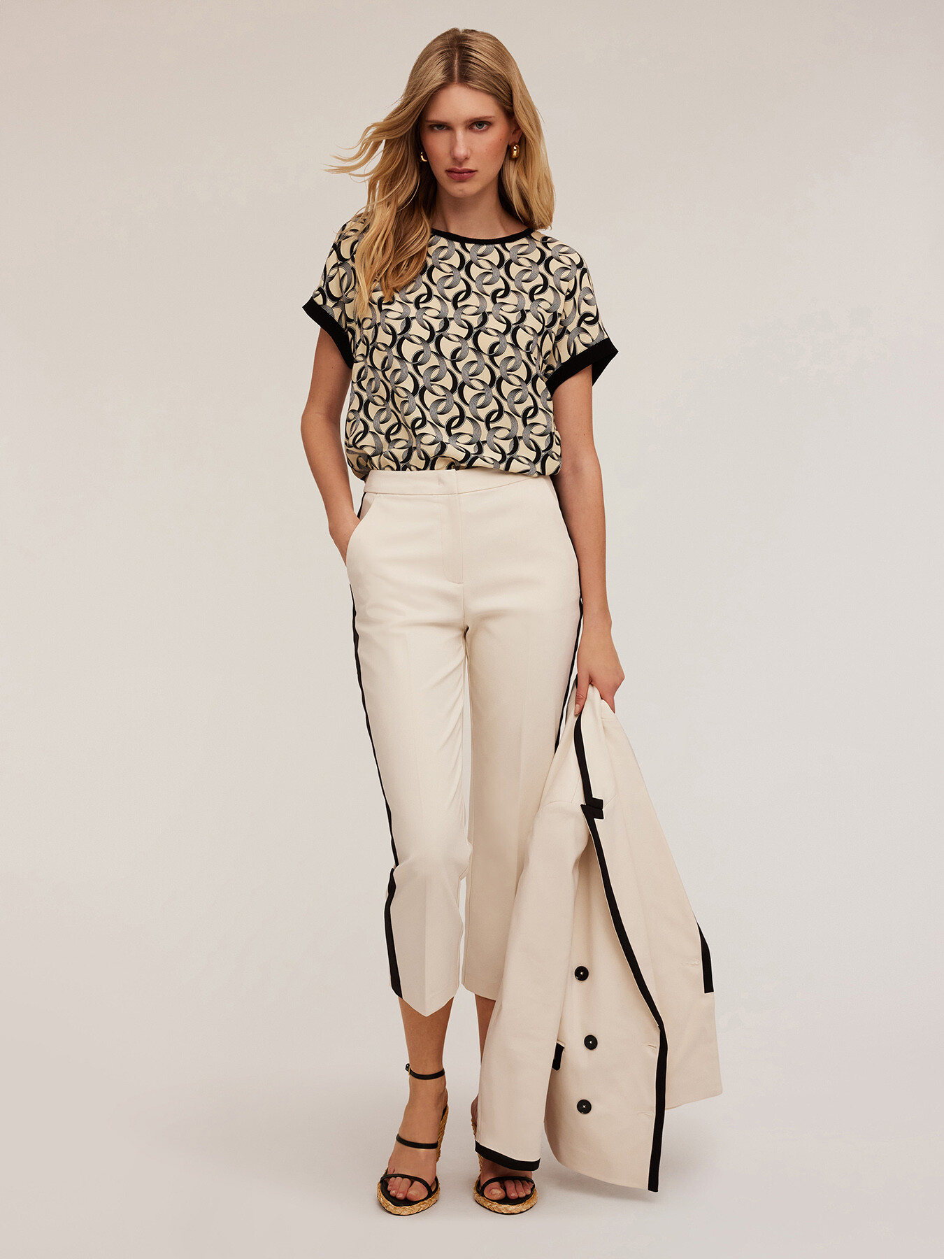 Blouse kimono motif anneaux image number 0