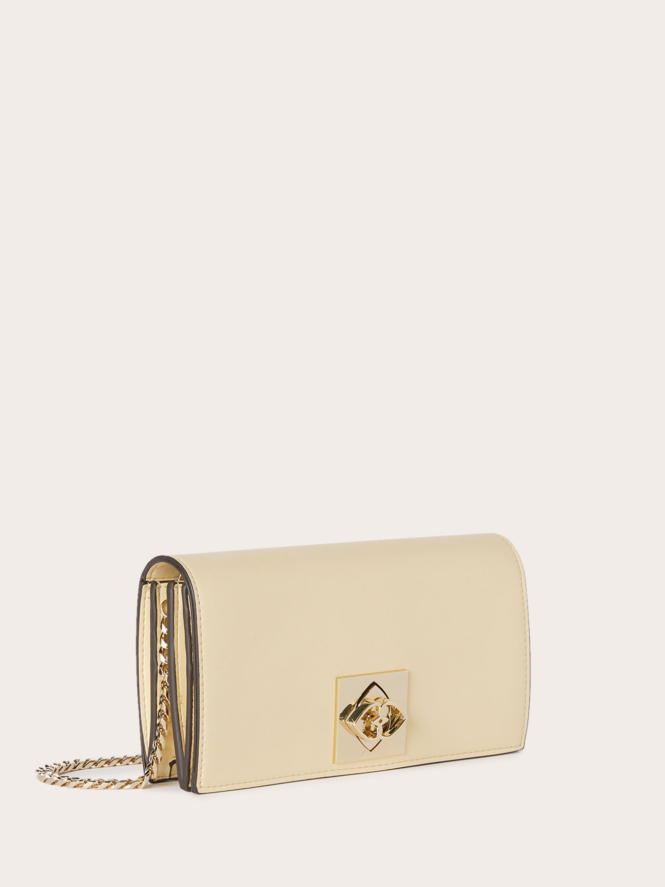 Wallet bag in coated fabric image number 3