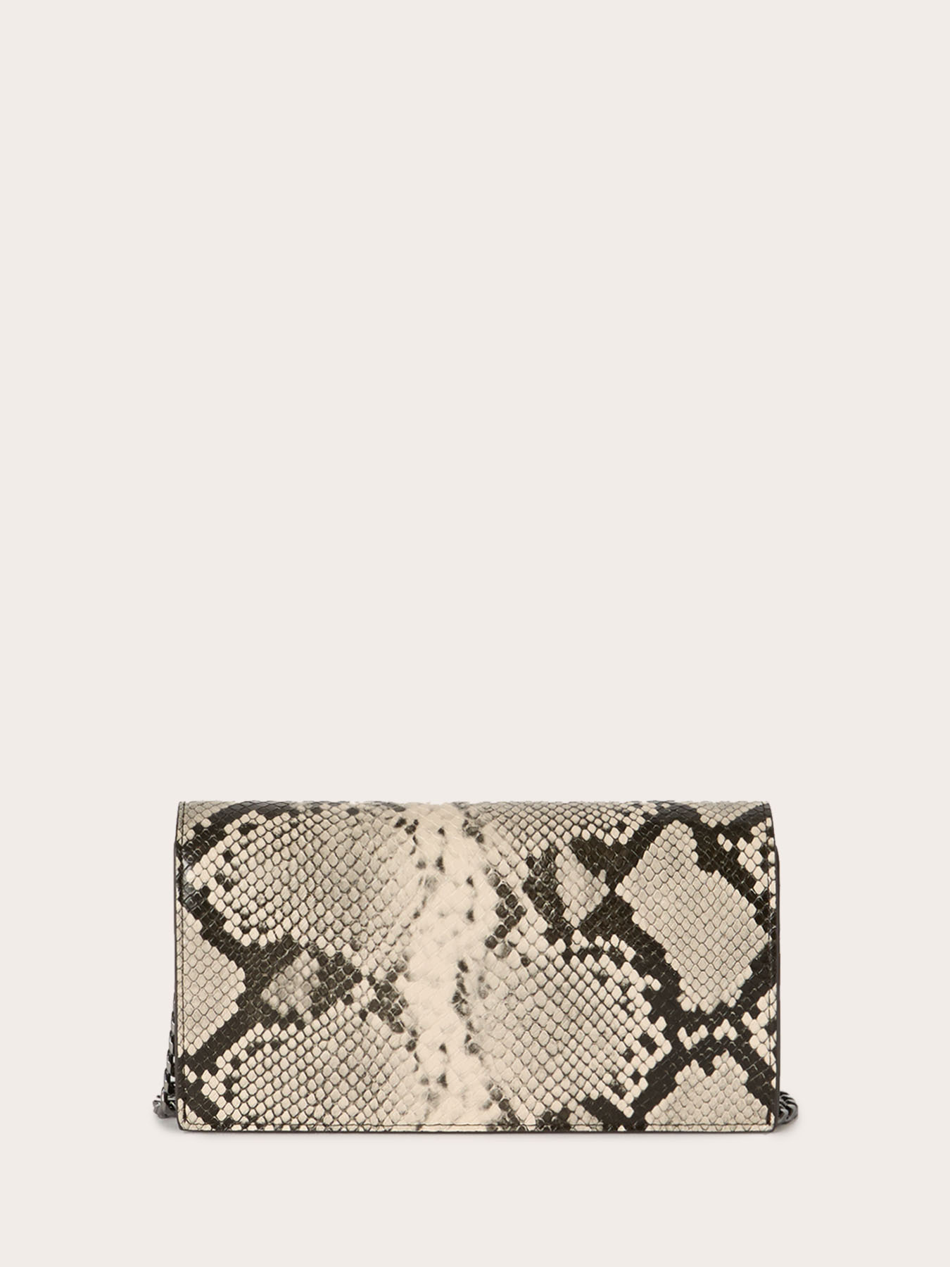 Wallet Bag aus beschichtetem Stoff mit Python-Print image number 1