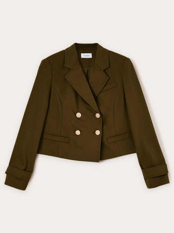 Giacca spencer misto cotone