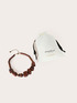 Collana girocollo con perline in legno image number 3