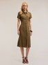Lyocell blend shirt dress image number 0