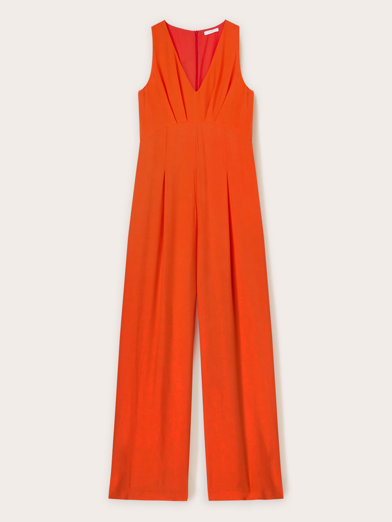 Long viscose jumpsuit image number 3