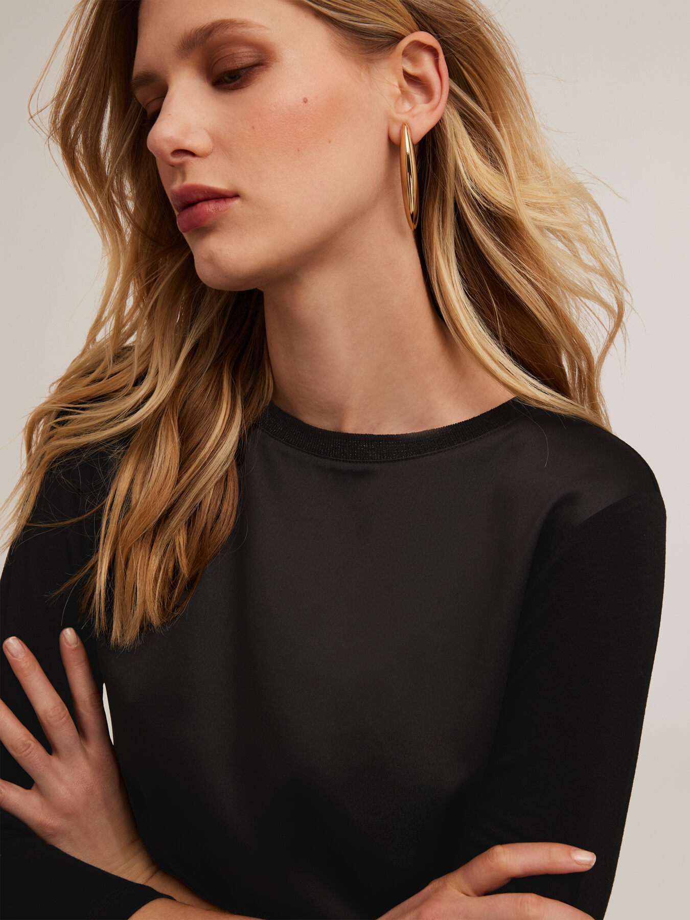 Camiseta basic bimaterial image number 7