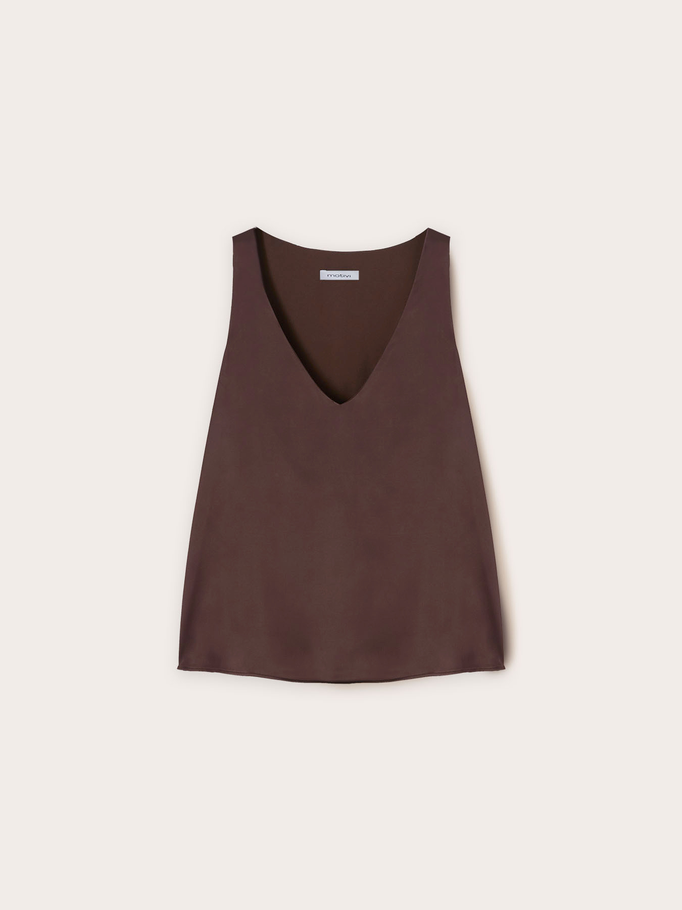 Satin tank top image number 4