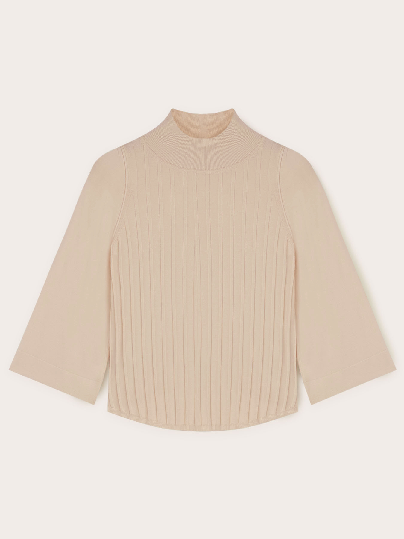 Maglia a lupetto misto viscosa image number 4