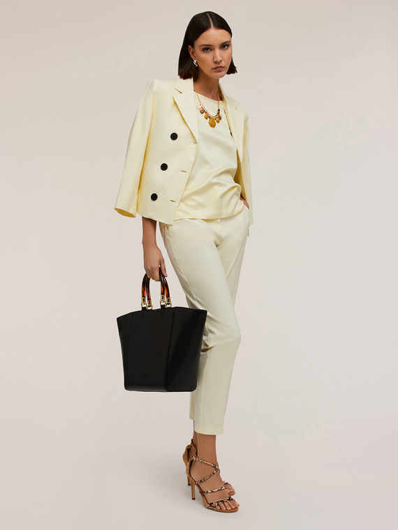 Pantaloni regular in tessuto tecnico