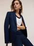 Blazer de botonadura simple en algod&oacute;n t&eacute;cnico image number 3