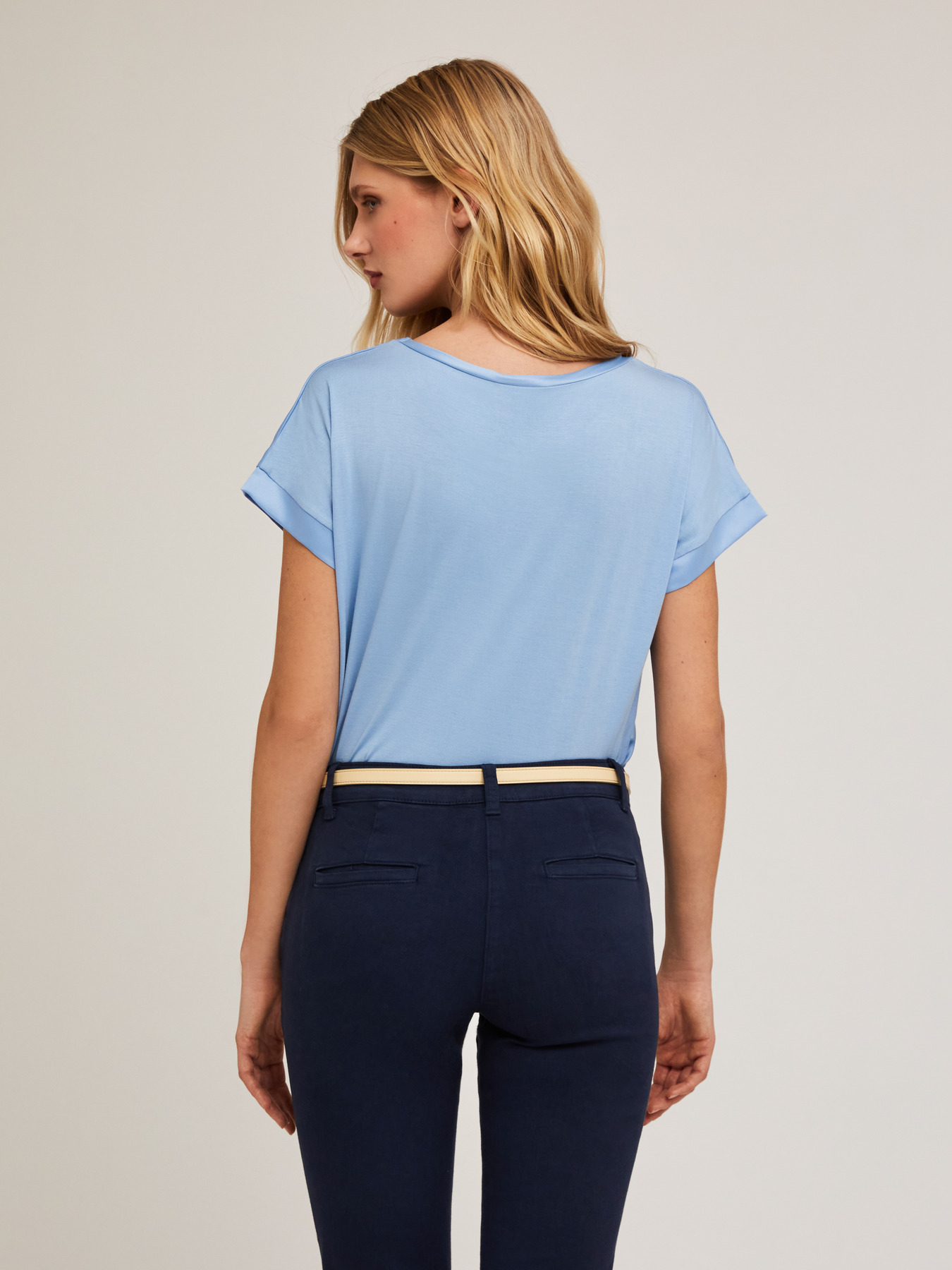 T-shirt bimaterica image number 1