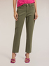 Cotton Rianne carrot fit trousers image number 2