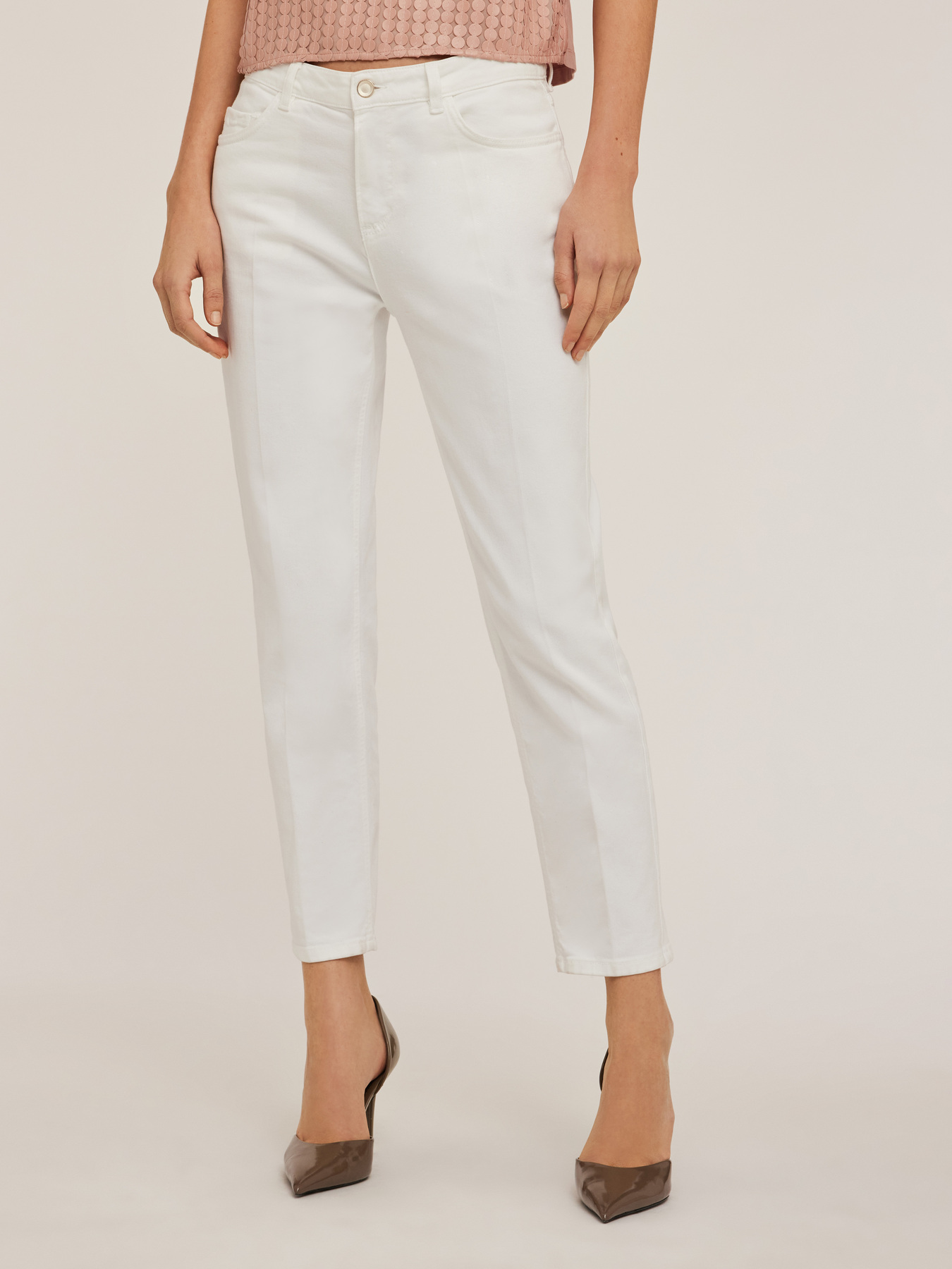 Pantaloni cu cinci buzunare din drill image number 2