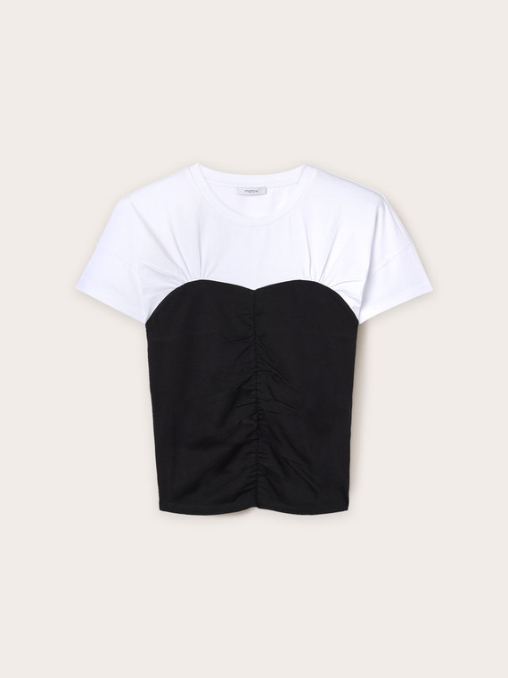 Camiseta detalle bustier