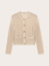 Cardigan in maglia traforata image number 4