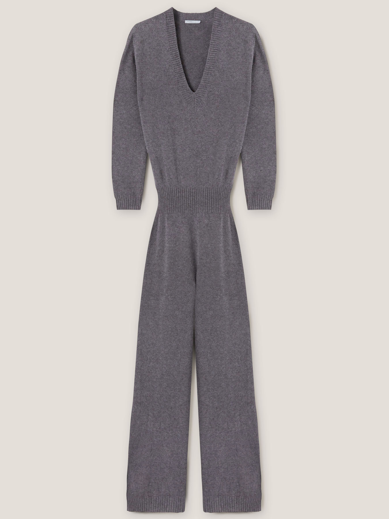 Langer Overall aus Strick image number 3