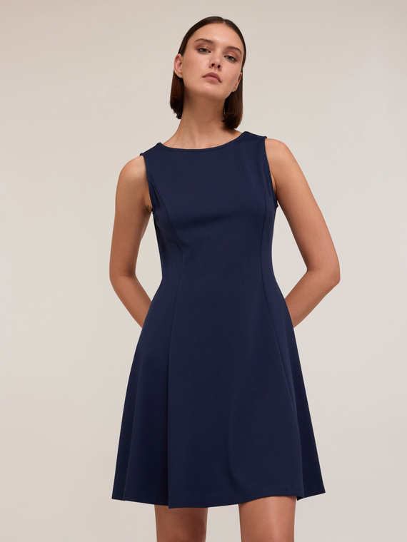 Milano stitch mini dress