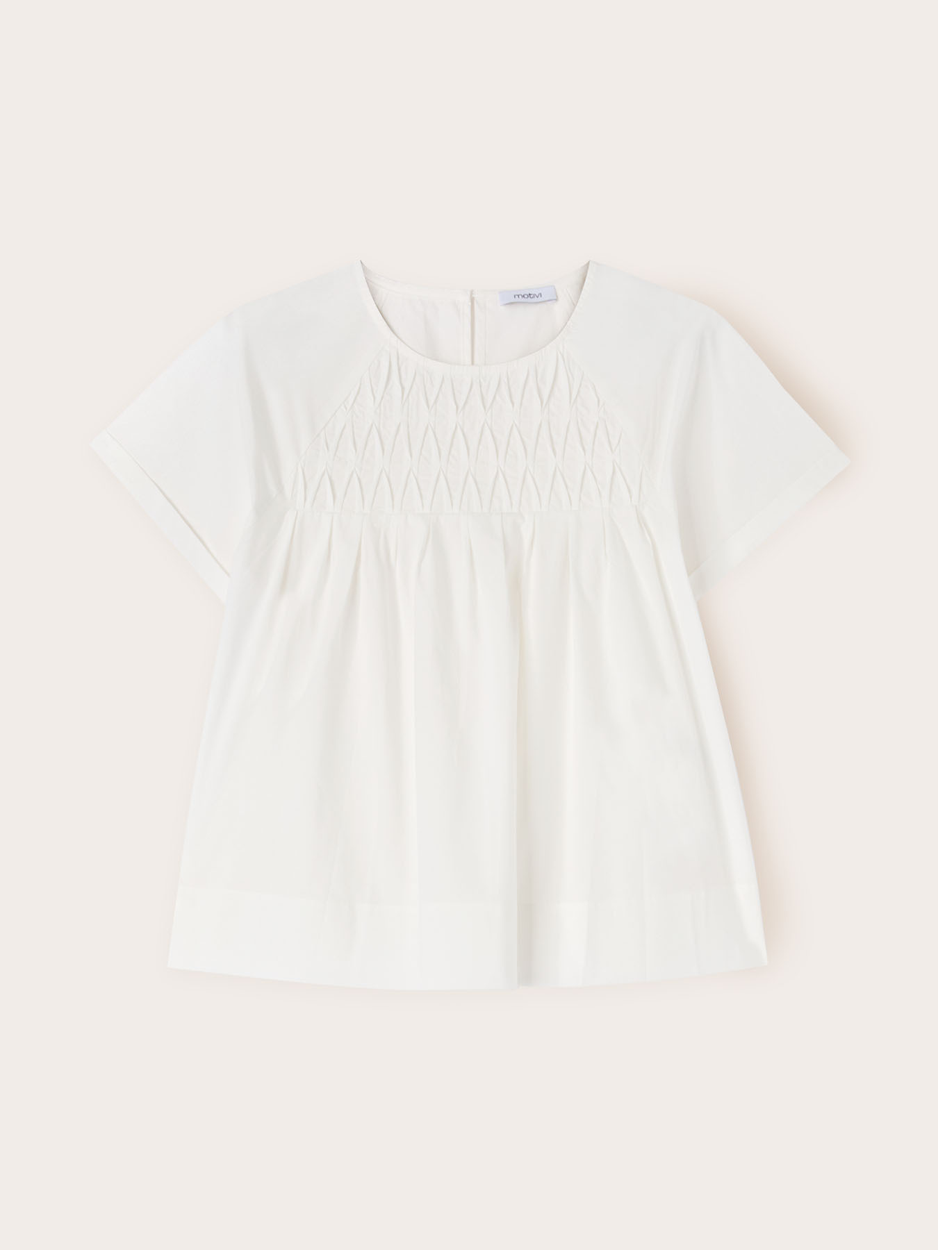 Blusa trabajada en popelina image number 4