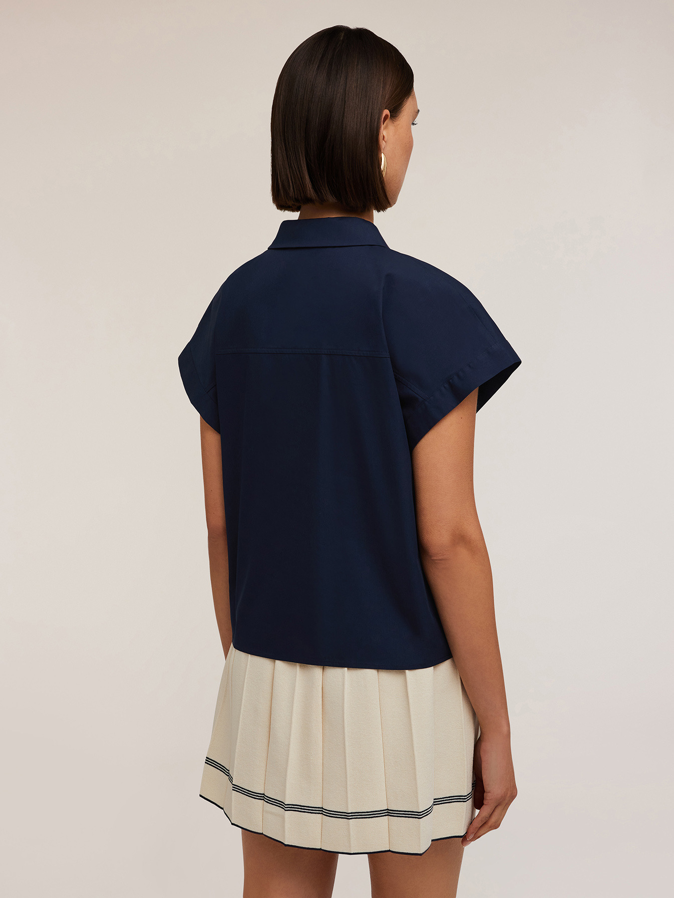 Cotton kimono shirt image number 1