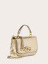 Small bag in tessuto laminato oro image number 3