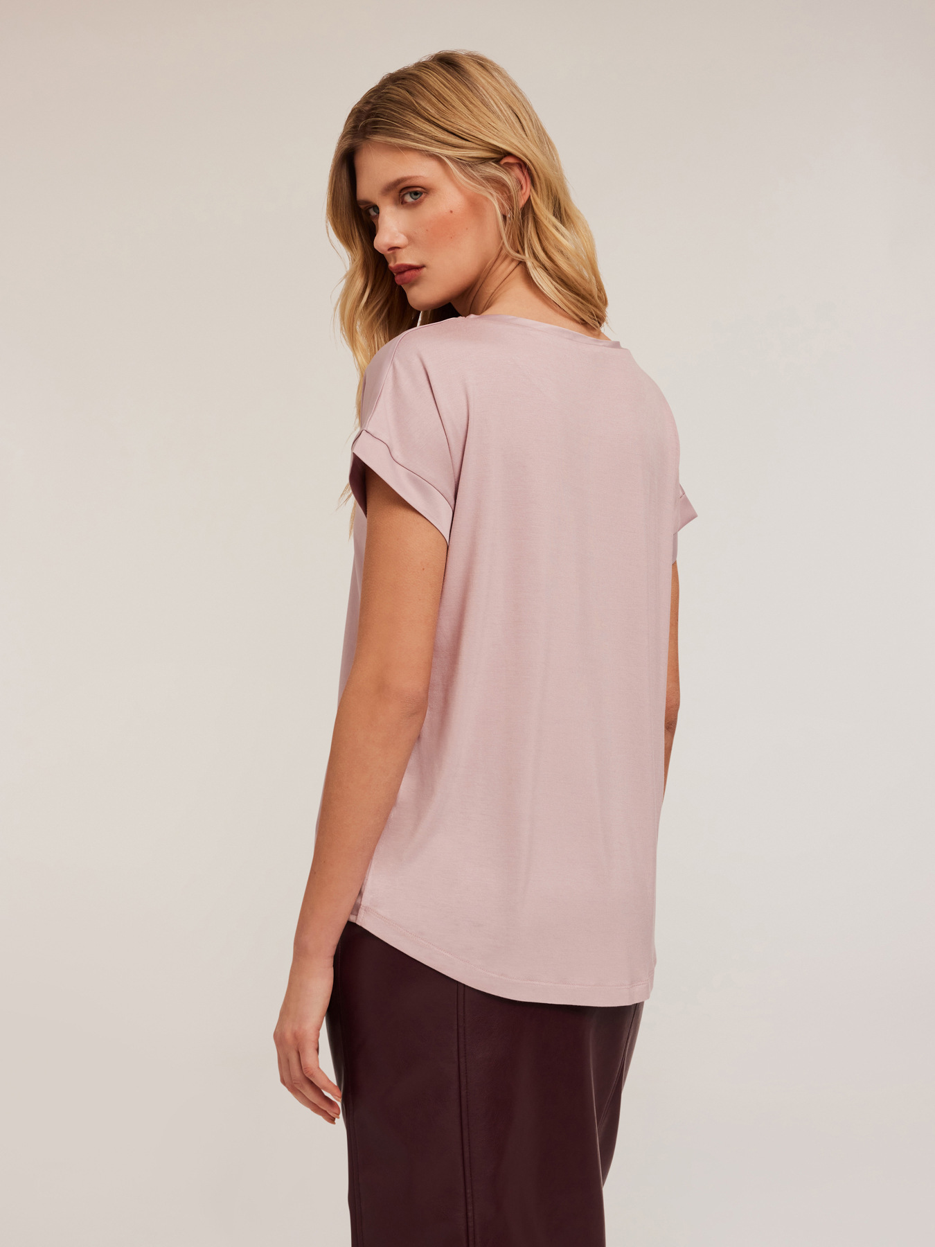 T-shirt bimaterica image number 1