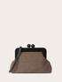 Borsa clutch effetto stuoia image number 1